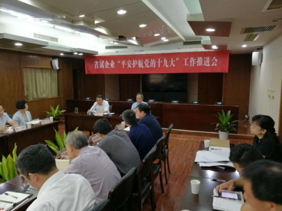 省國資委召開省屬企業(yè)“平安護(hù)航黨的十九大”工作推進(jìn)會(huì)