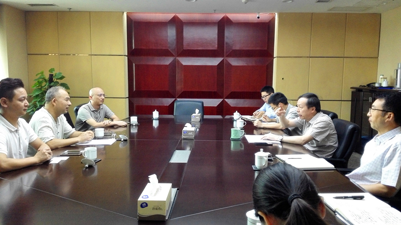 香港大公文匯傳媒集團(tuán)總裁助理章子峰一行到集團(tuán)洽談合作