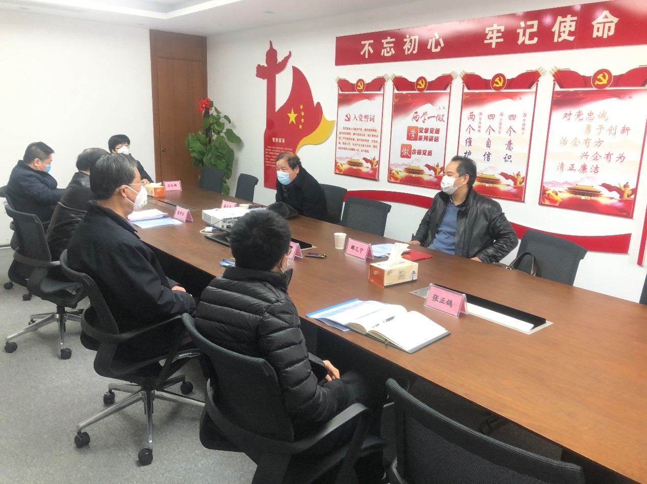 集團公司黨委委員、副總經(jīng)理酈幾寧行赴廣杰公司調(diào)研 