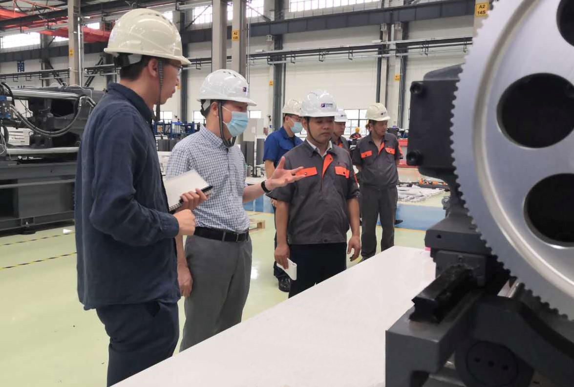 集團(tuán)公司黨委書記、董事長虞岳明赴德清申達(dá)公司調(diào)研指導(dǎo)